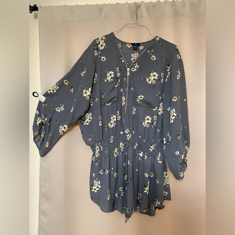 Rue + floral shirt, 4X
